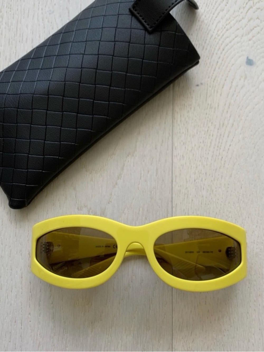 Bottega Veneta Yellow Sunglasses